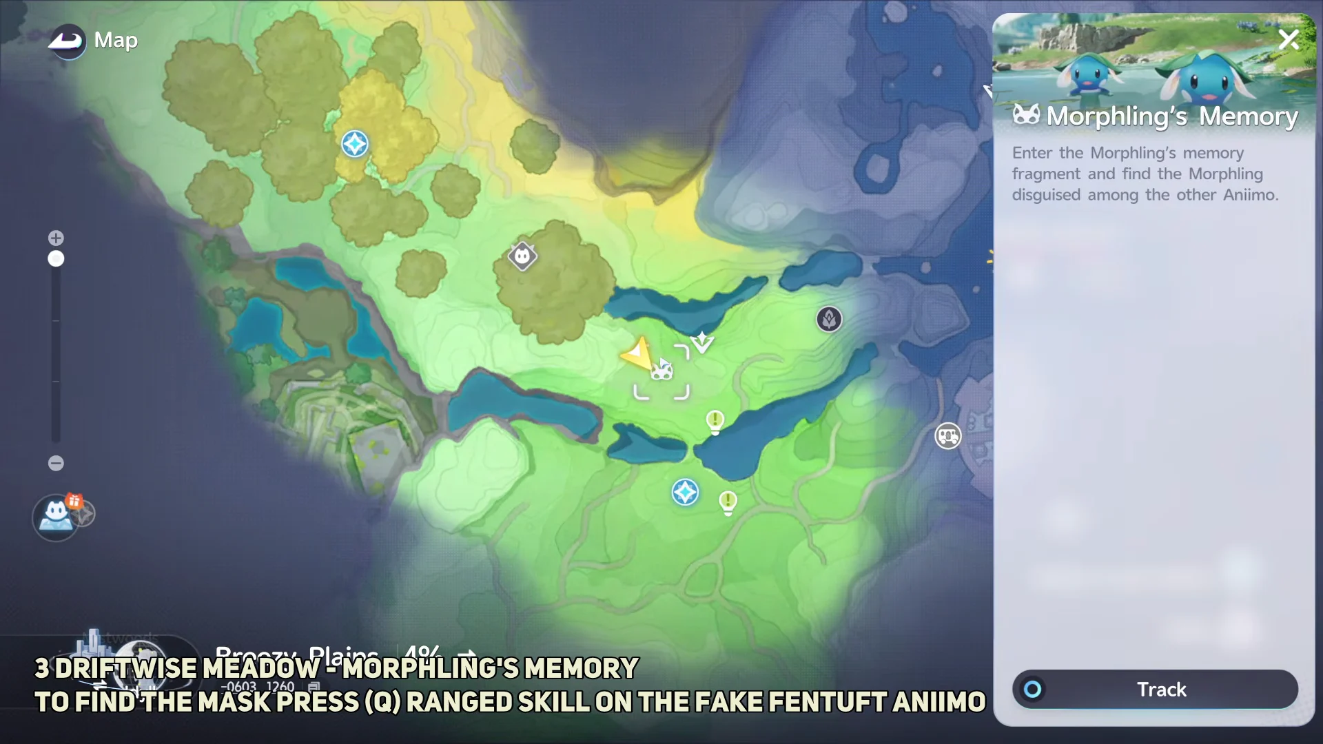 Driftwise Meadow Morphling's Memory location