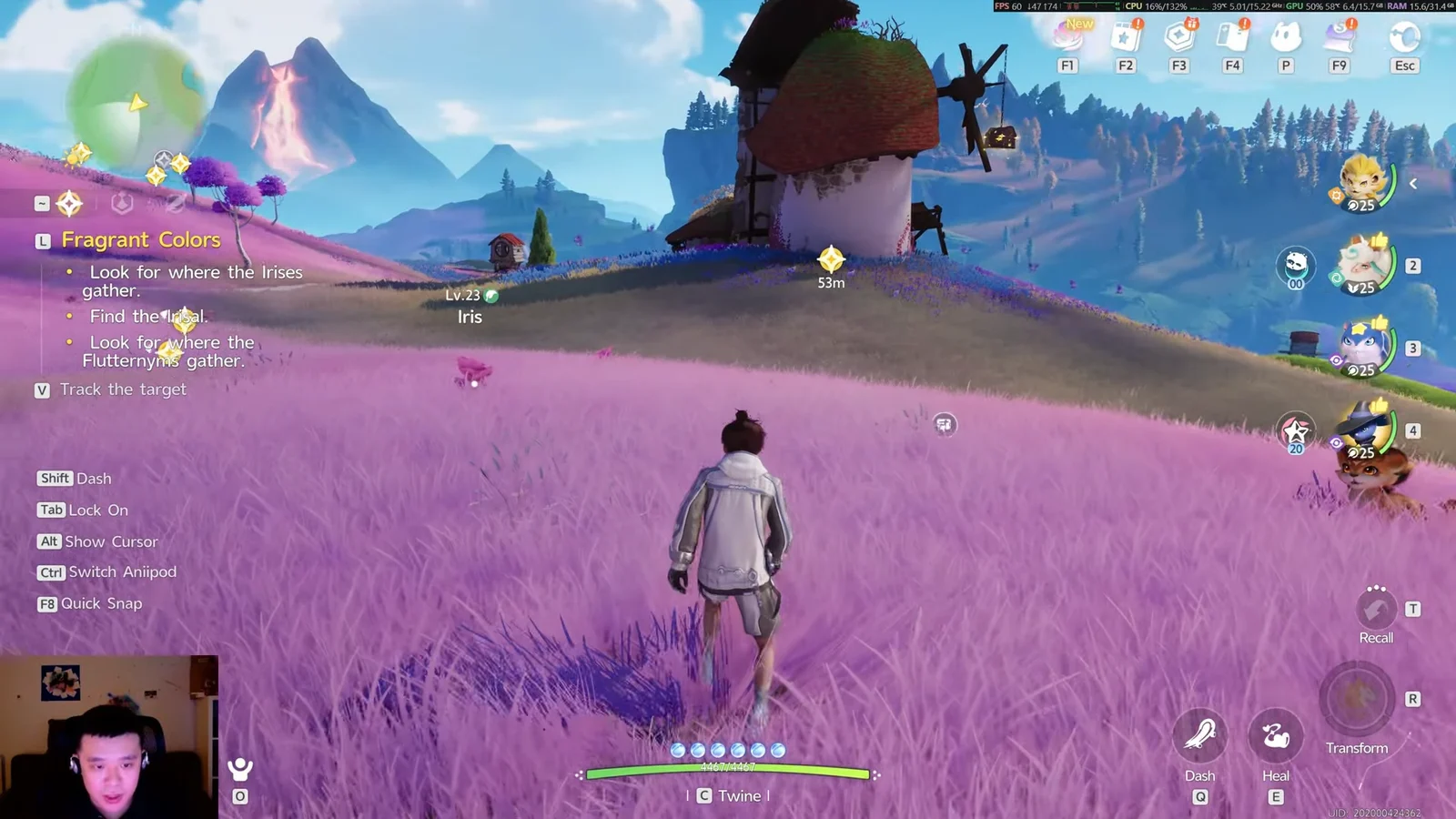 The cutscene ends, and the quest objectives update to "Look for where the…