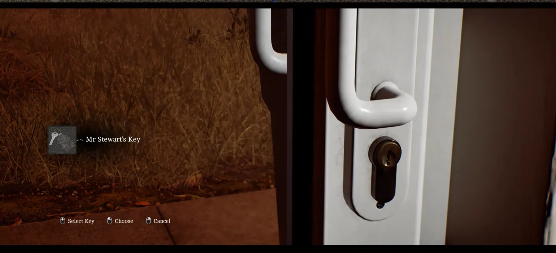 Unlocking Patio Door