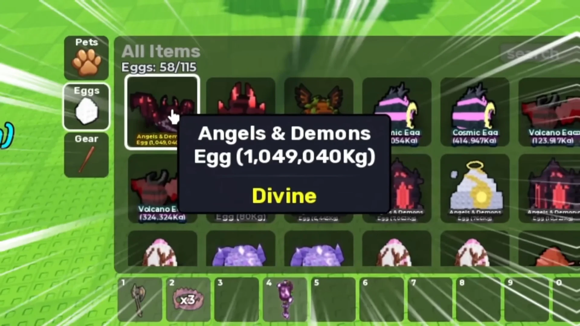 Million-kilogram egg