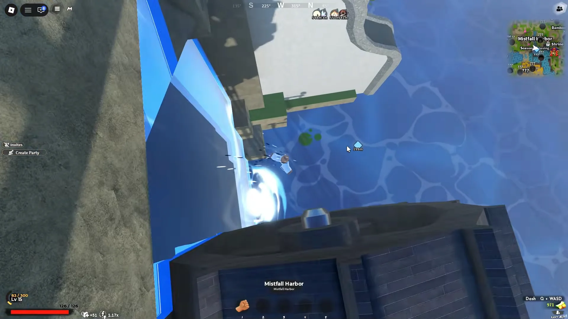 Jumping into the Waterfall