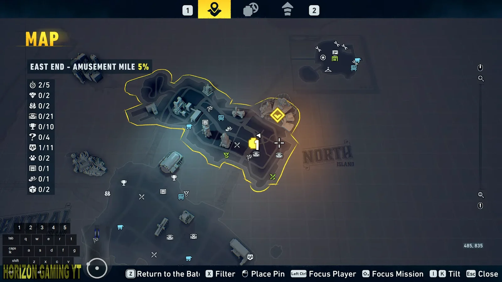 Viewing map