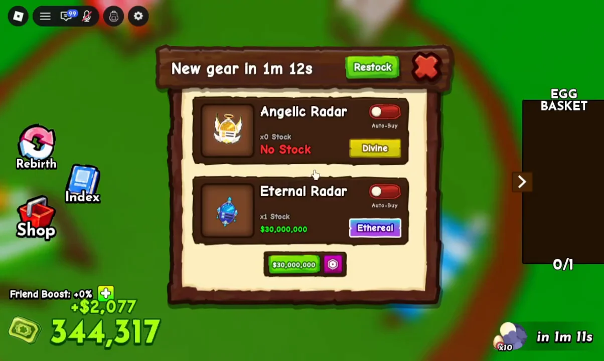 Browsing Gears Shop