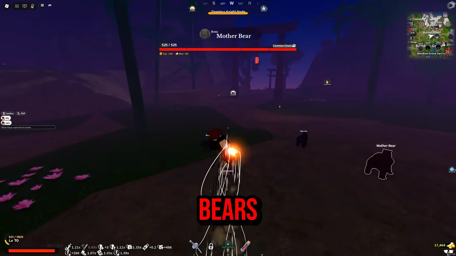 Passing bears