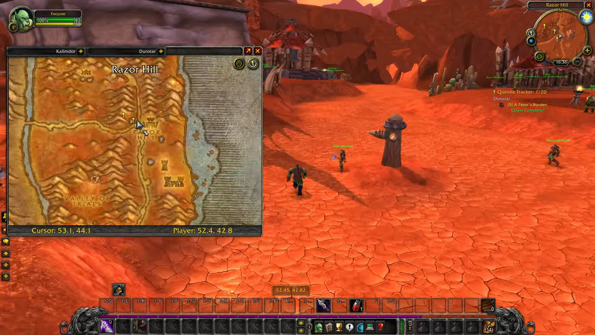 Approaching Razor Hill