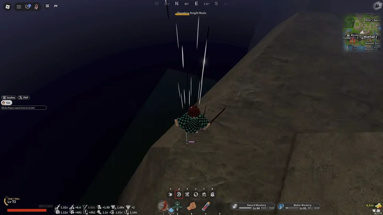 Descending to Butterfly Estate