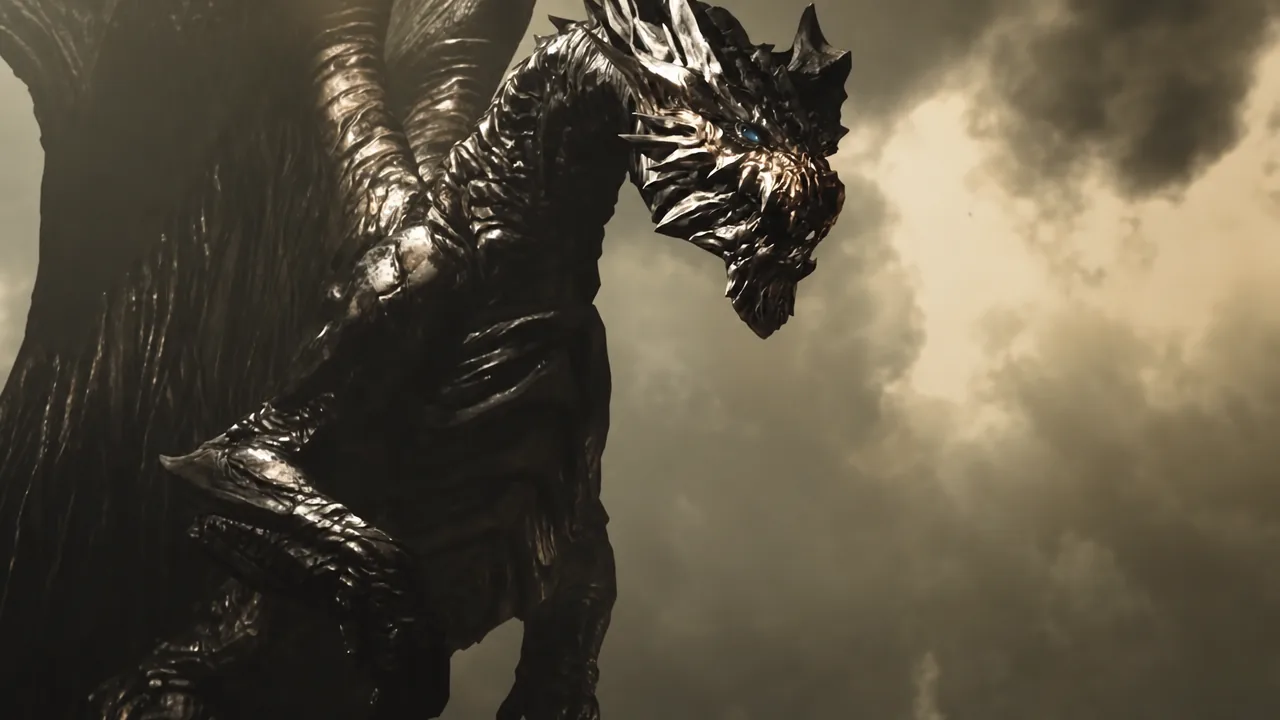 Kushala Daora surrounded by swirling wind in expansion footage