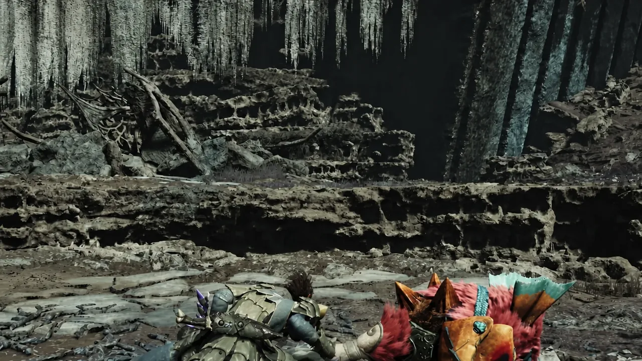 Hammer landing the Boosted Big Bang Finisher on a monster during a hunt