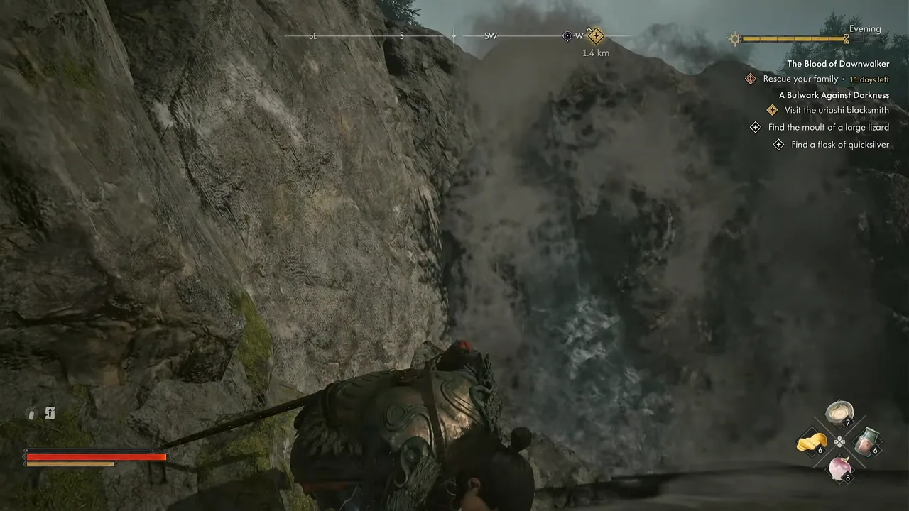 The hidden cavern north of Svartrau that the Mysterious Instruction cipher points to
