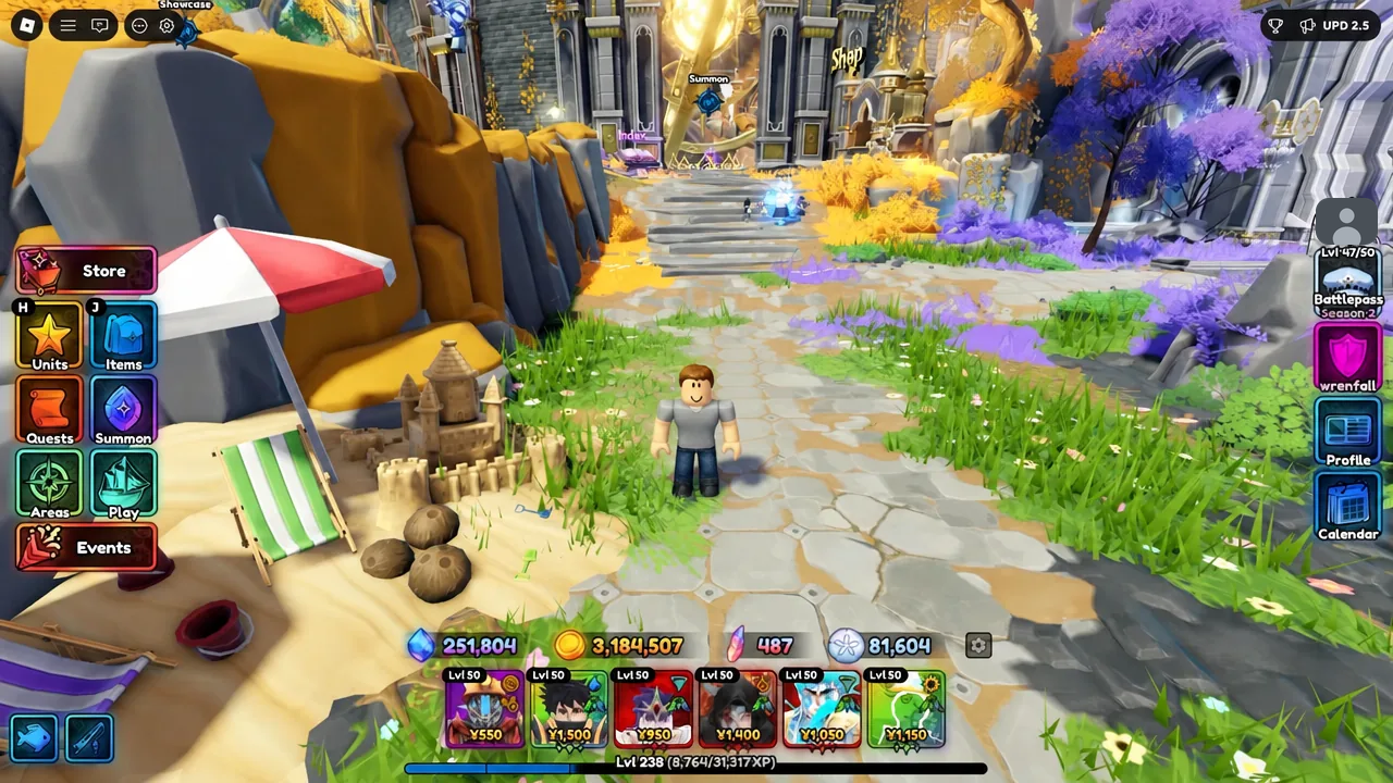 Anime Expeditions main hub screen with the Store button highlighted