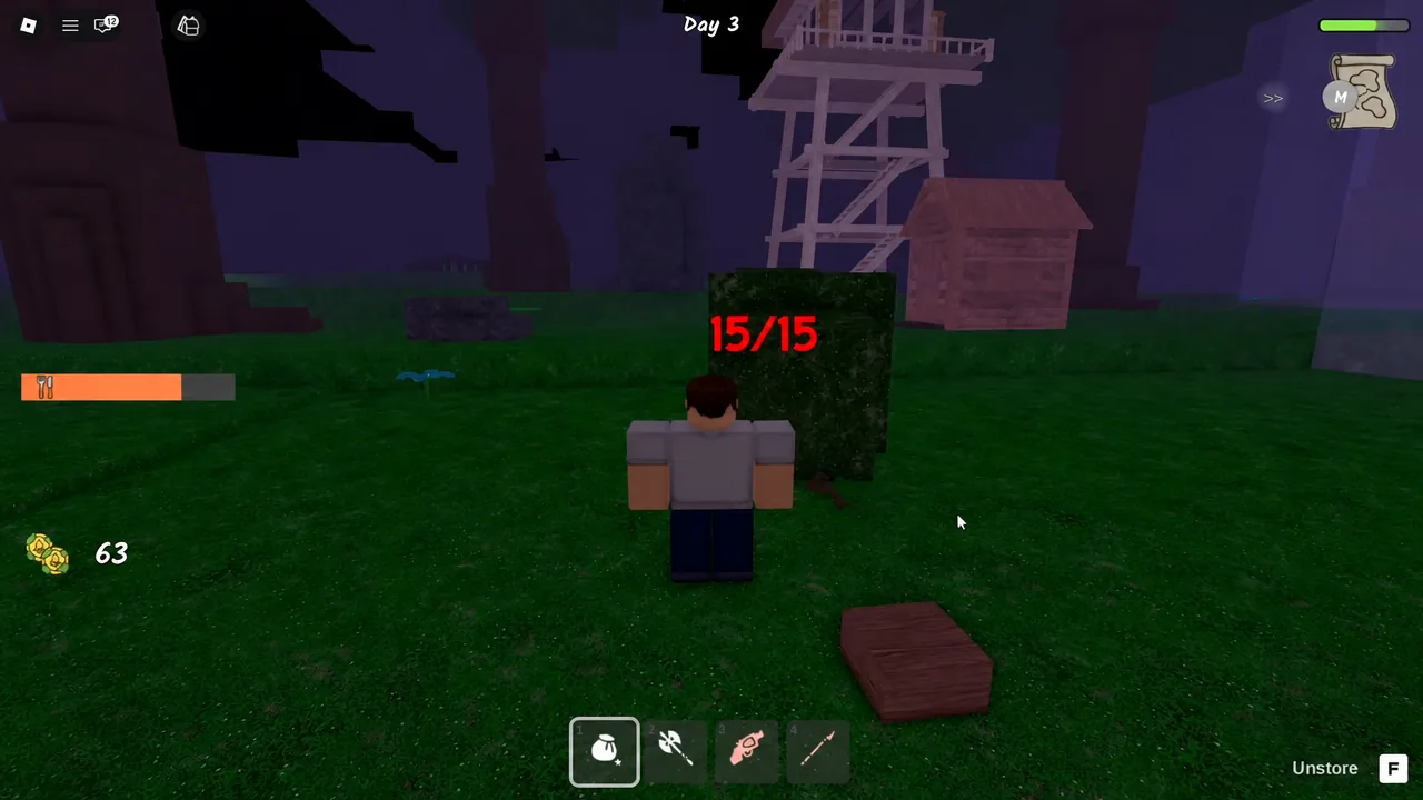 Fighting cultists inside the Cultist Stronghold using an upgraded Woodsman's Axe