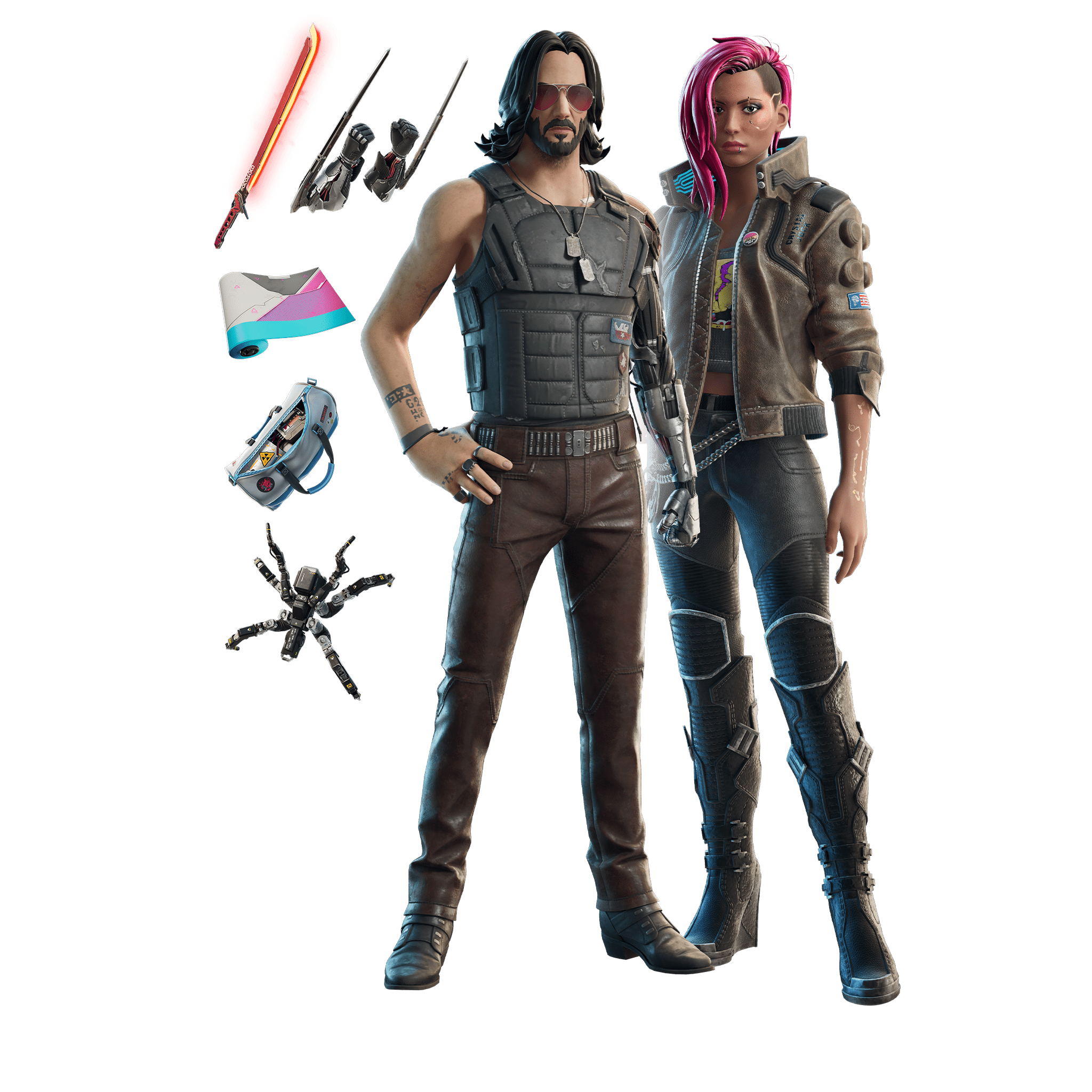 Night City Denizens Bundle — Fortnite item shop