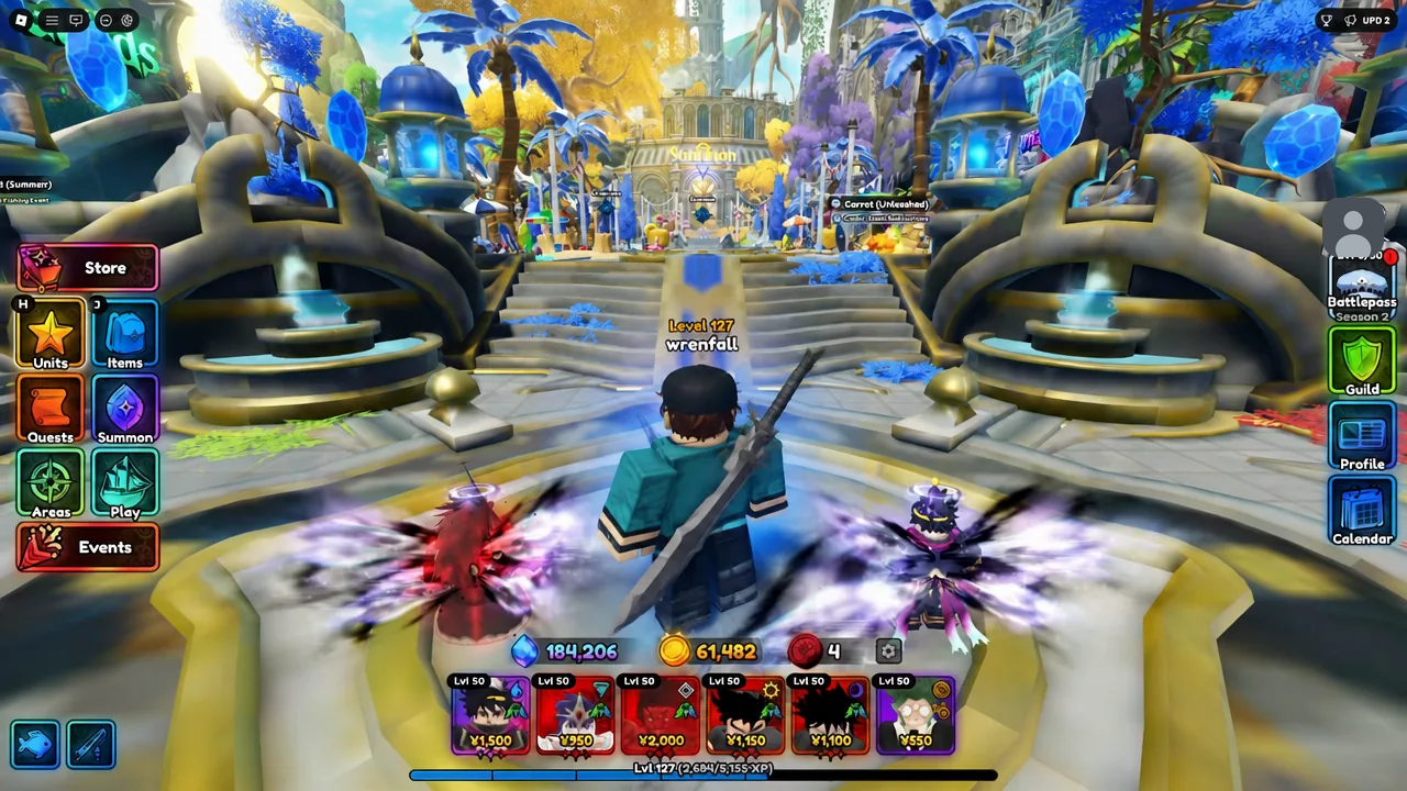 Anime Expeditions main hub with the Store button highlighted
