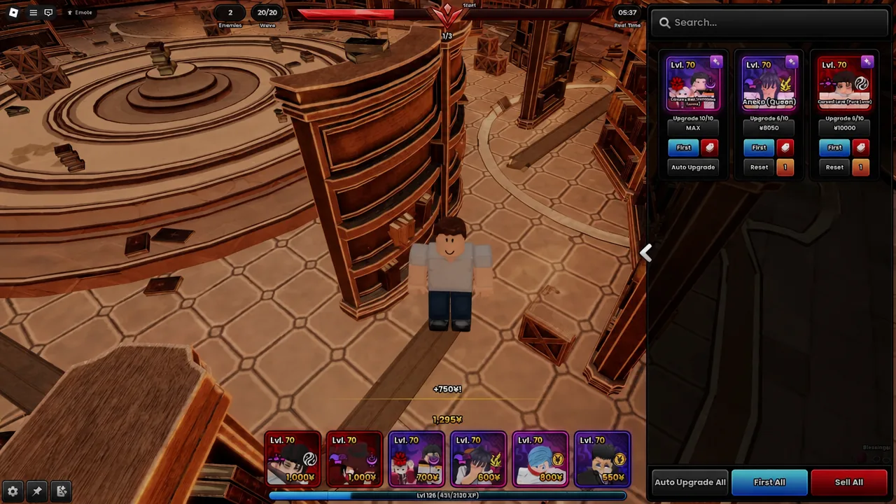 Unit management panel with the First All targeting option highlighted for deployed units