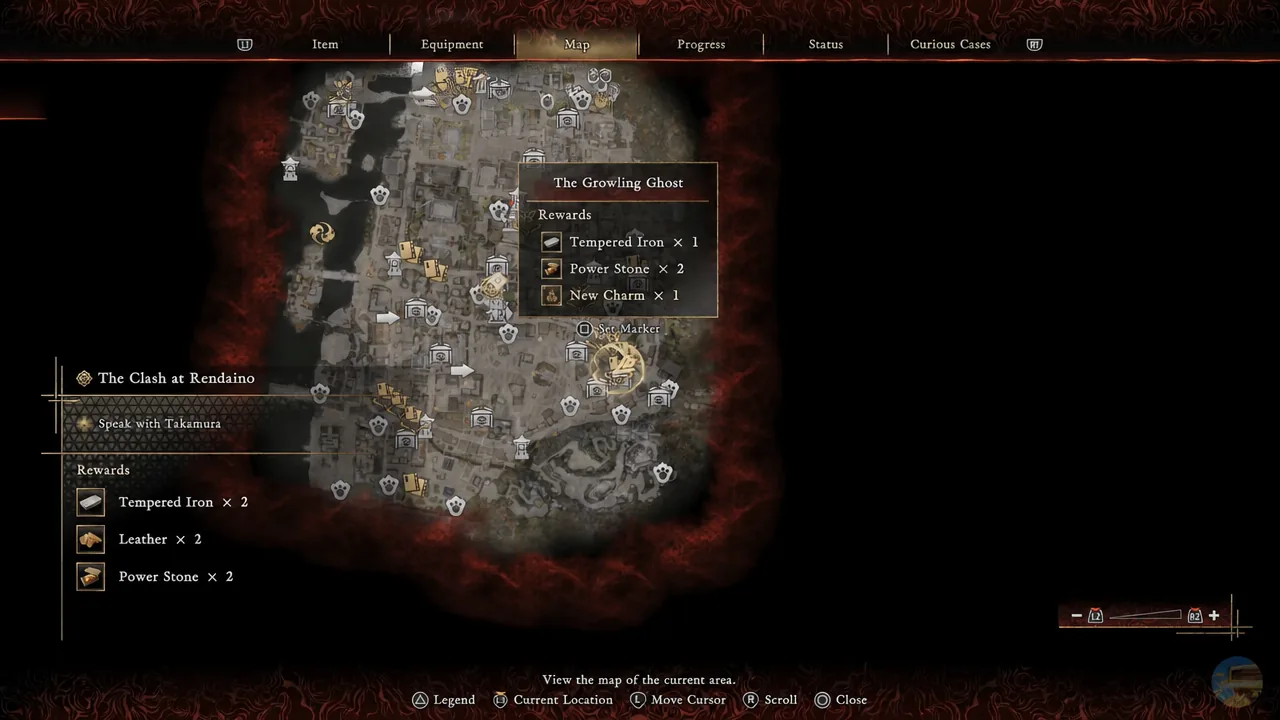 The Growling Ghost Chance Encounter, which rewards the Charm of Stamina