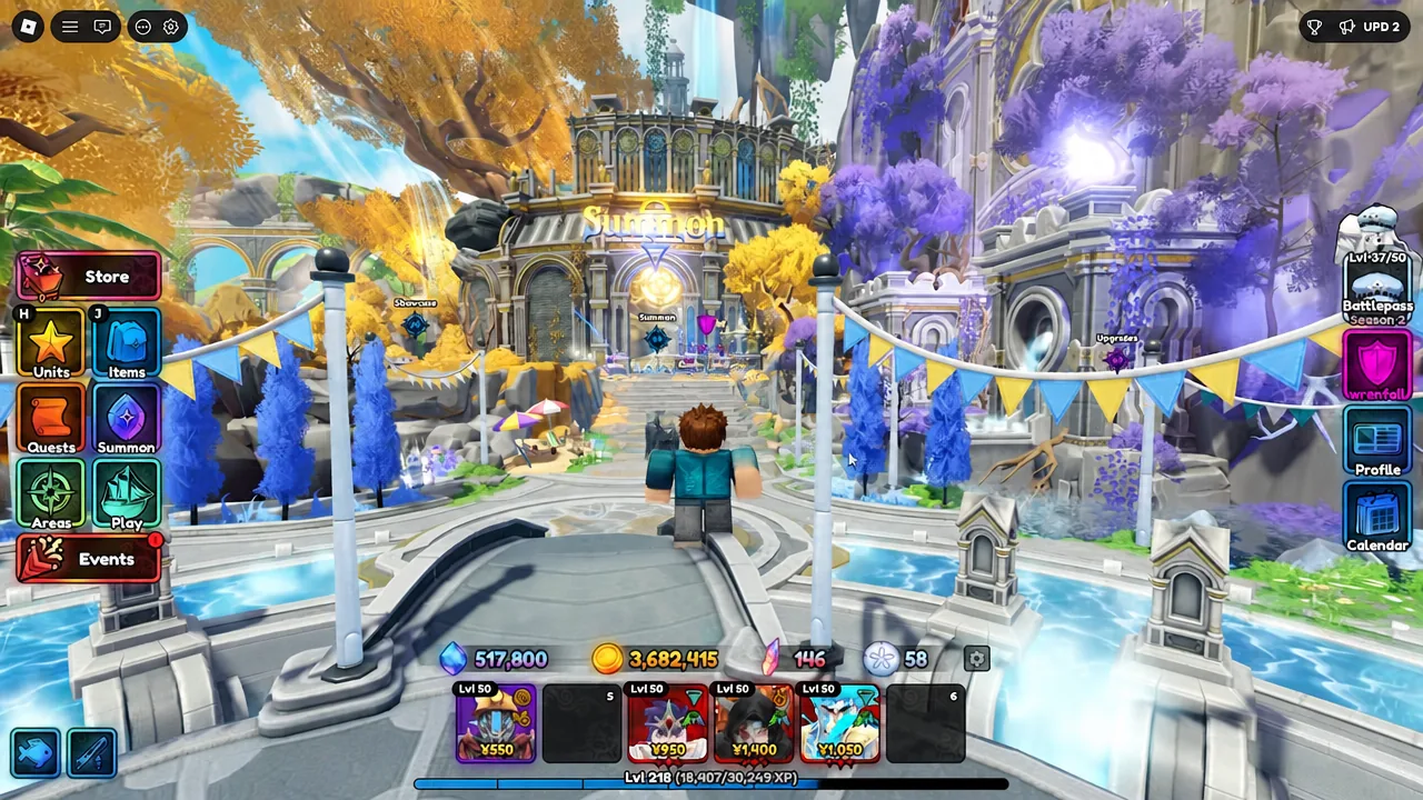 Main hub with the Store button highlighted before opening it
