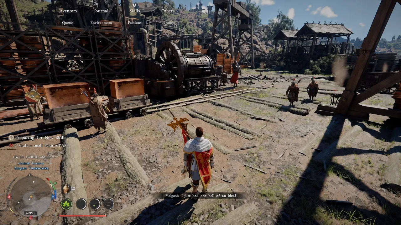 World map zoomed into the Laboratorium Gate area of Delesyia where machine enemies spawn