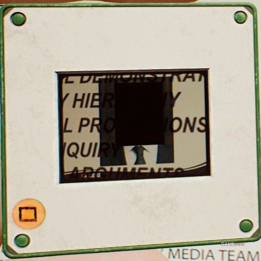 Projector Slide A showing a key witness