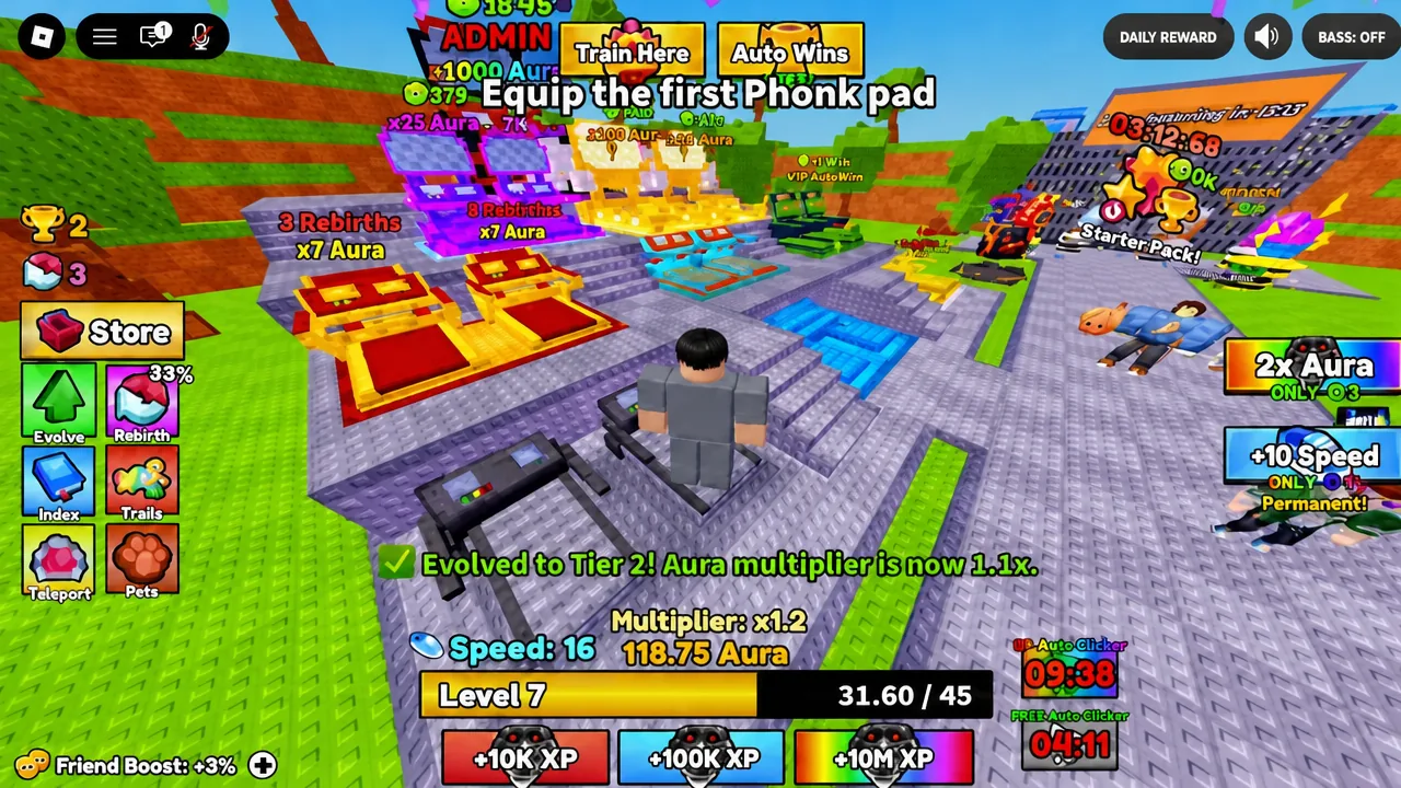 Roblox +1 Phonk Evolution: How to Play and Evolve to Tier 2