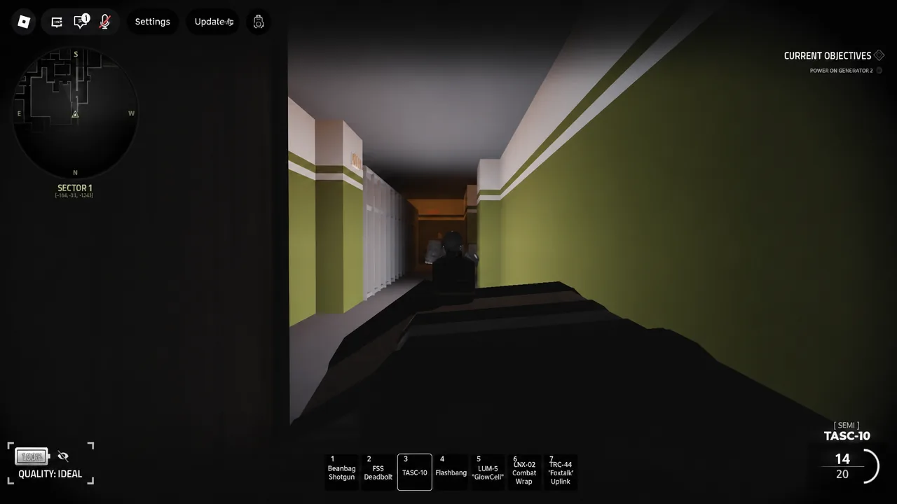 TASC-10 Taser stunning an enemy during an Enforcer class fight