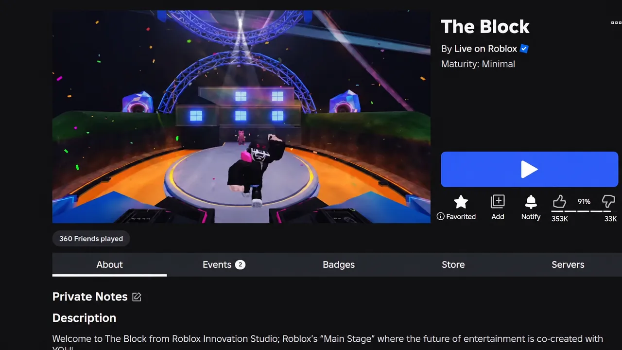 The Block Event Hub