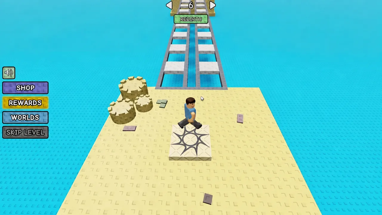 Palm Shore Walkthrough in Roblox Step Carefully (All Levels)