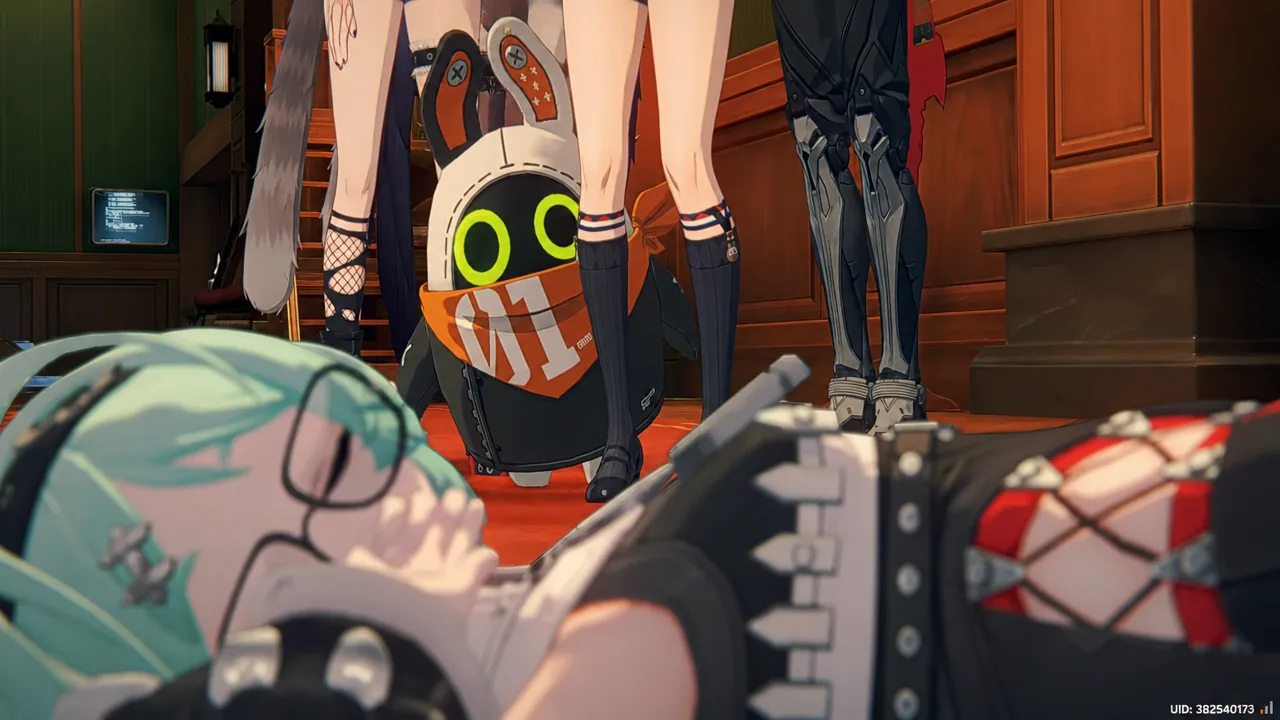 Flint Workshop characters featured in a Zenless Zone Zero Version 3.2 story sequence