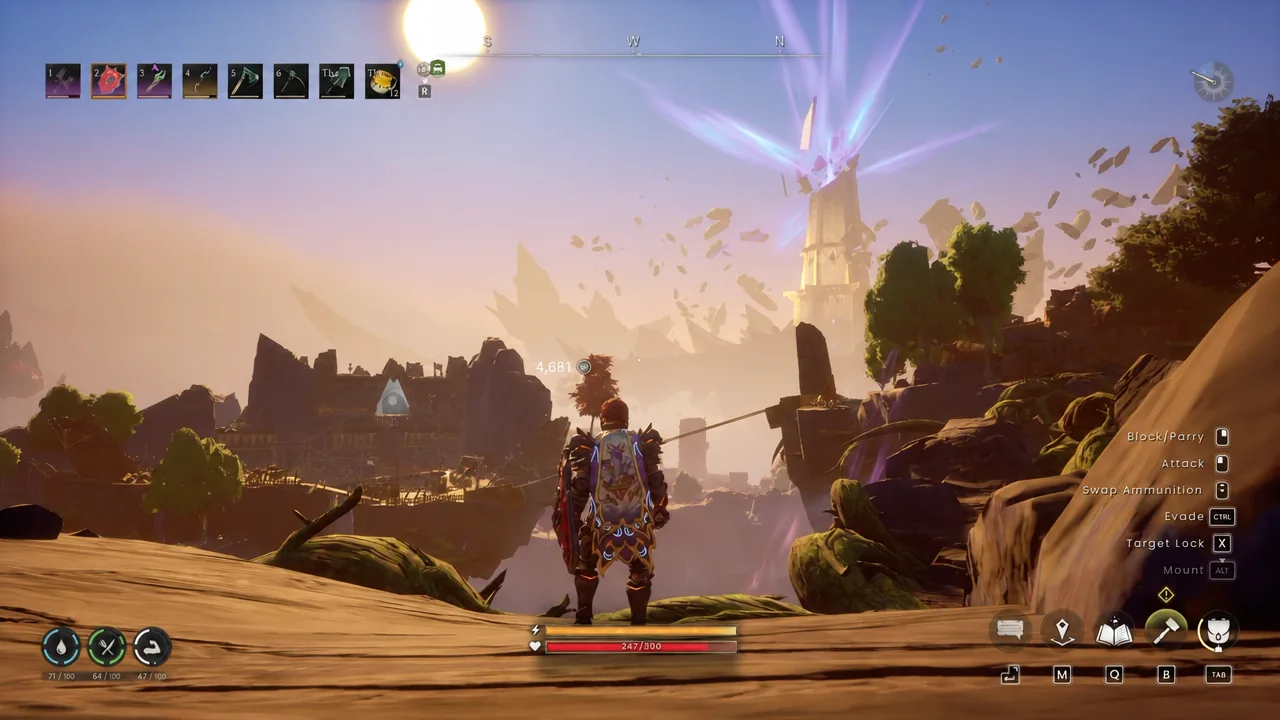 The Scorned Wilderness floating islands where the Kuldra raid takes place