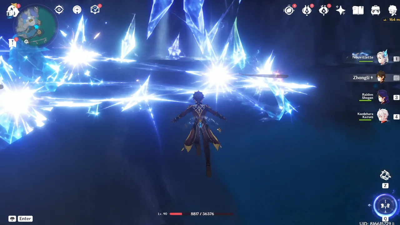 Genshin Impact scene tied to the Abyss Lector Enjou roadmap slot