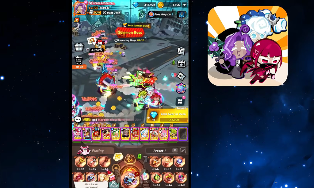 Strawberry Crepe Cookie AoE Damage Build in Cookie Run: Witch’s Castle