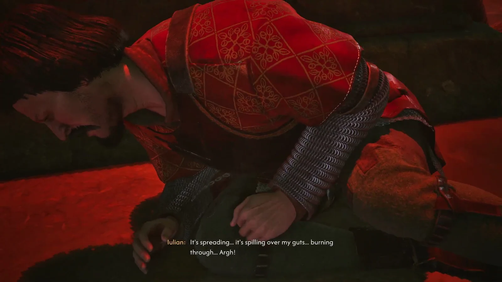 Combat against the Fallen Witch and hostile spirits during the ritual finale