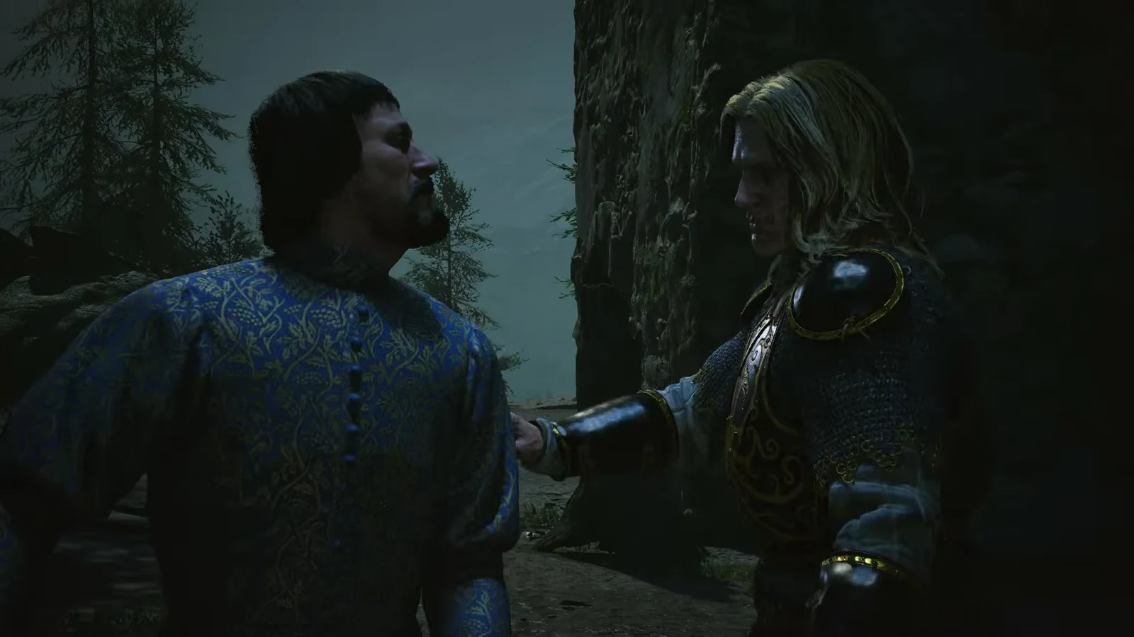 Ambrus turns on his servant Julian and feeds on him moments before challenging Coen.