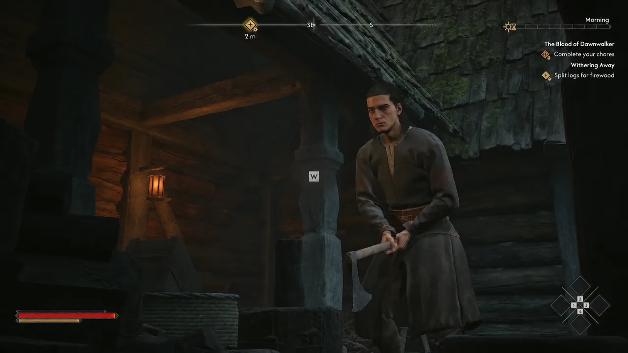 The Blood of Dawnwalker: How to Split Logs for Firewood in Withering Away