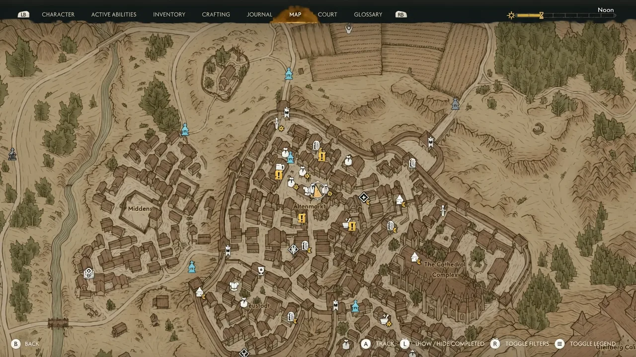 Spread sales across multiple towns so no single merchant runs out of coin.