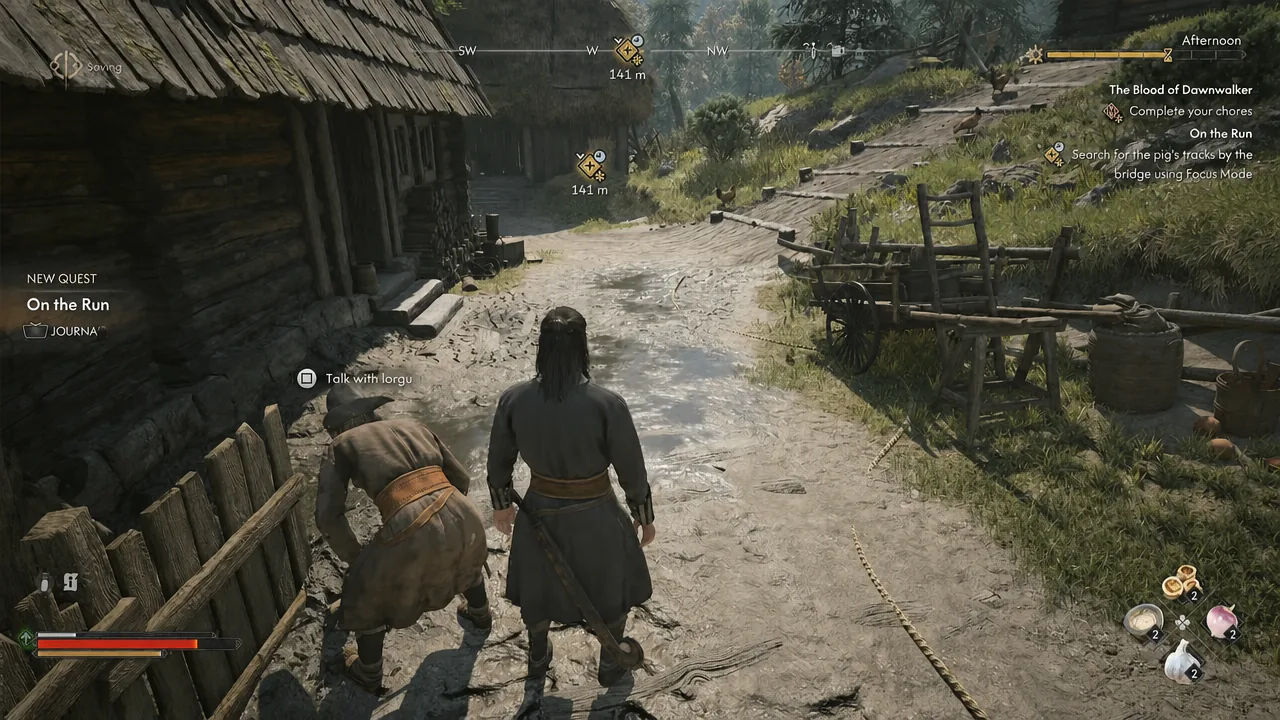The Blood of Dawnwalker: On the Run Full Quest Walkthrough