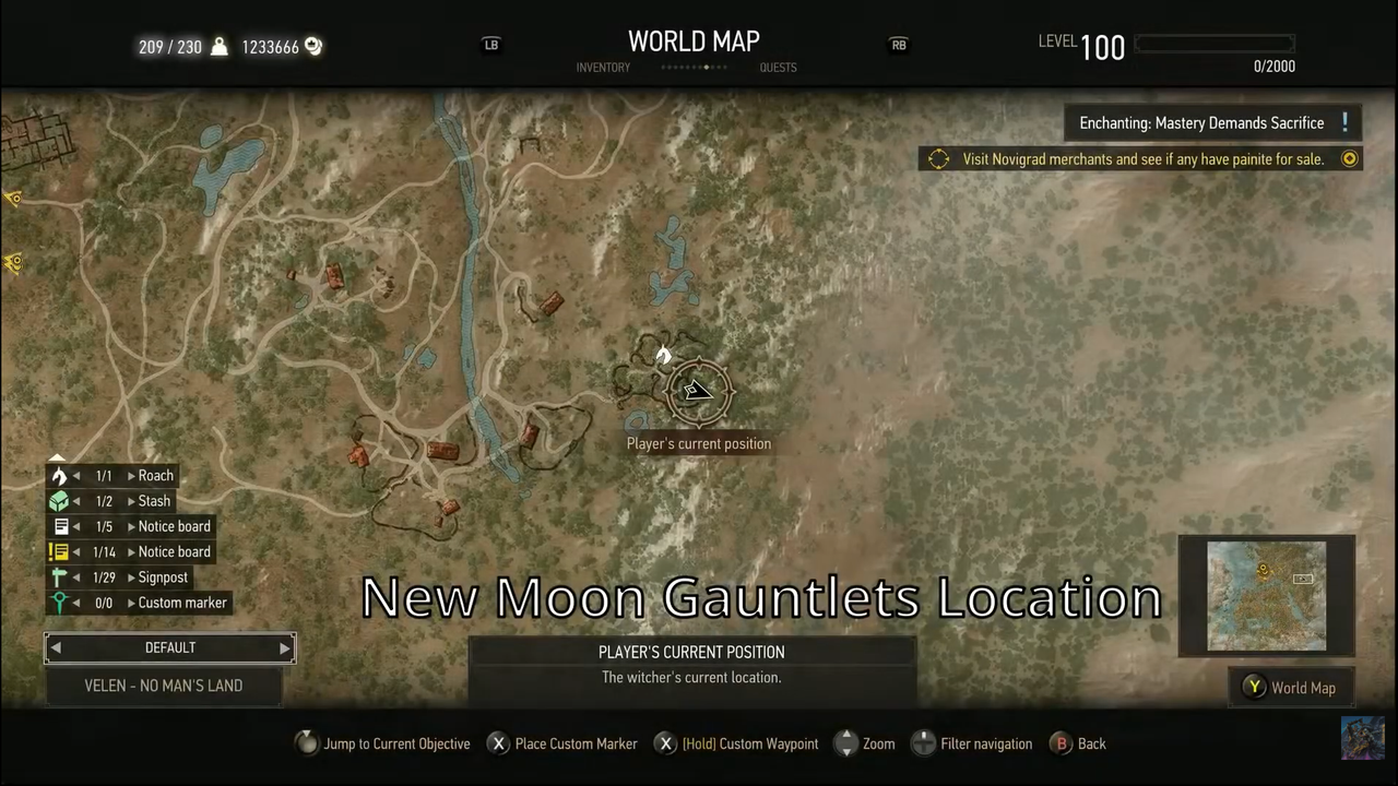 Local Relic The Witcher 3: Every New Moon Relic Gear Location