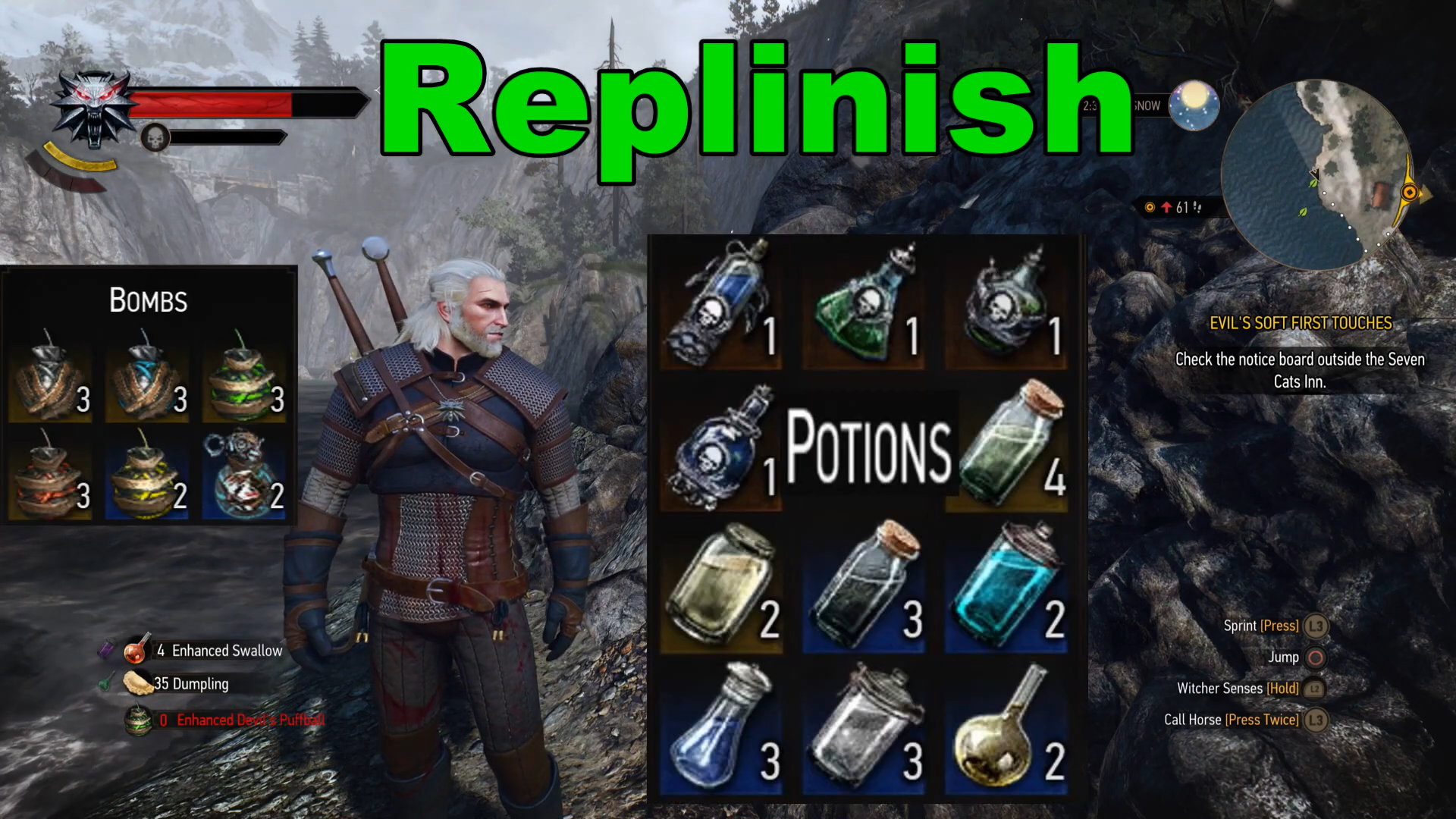 The Witcher 3: How to Skip Time With Meditation