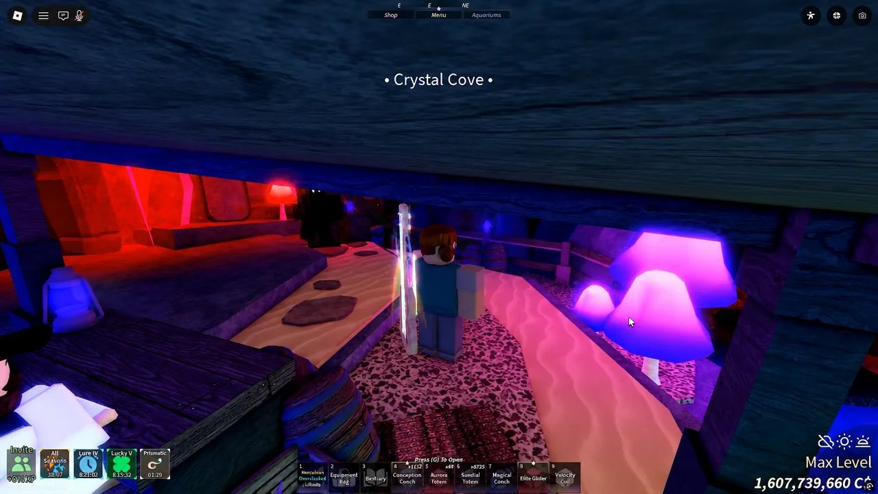 The Prismatic melody buff still active after rejoining the Fisch game