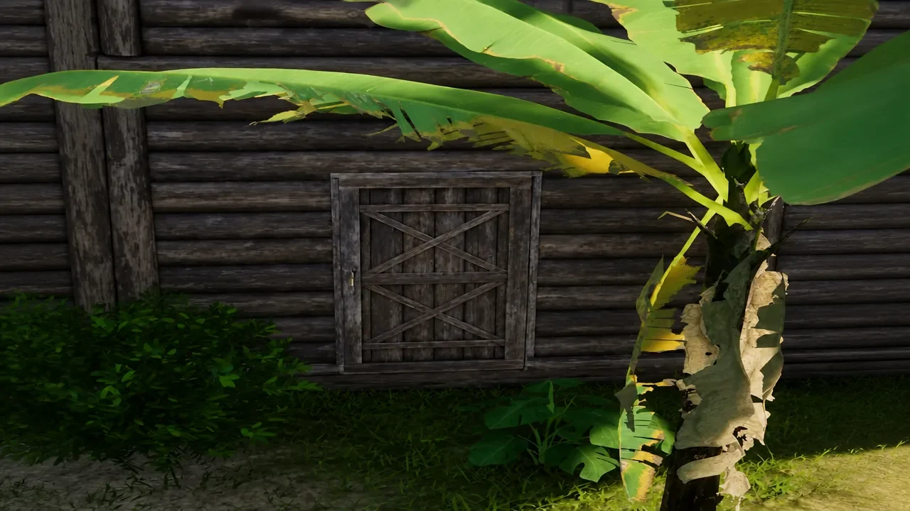 A small walled and roofed structure built to seal storage chests away from Pals