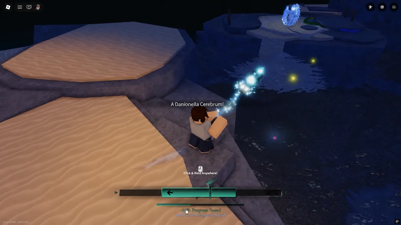Requiem rod mastery rewards panel in Fisch showing the unlocked enhancements