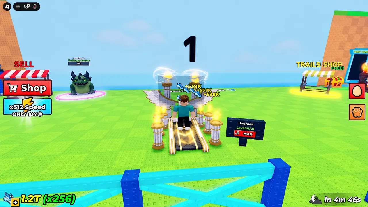 Player stats after a server hop with the speed value temporarily reading zero