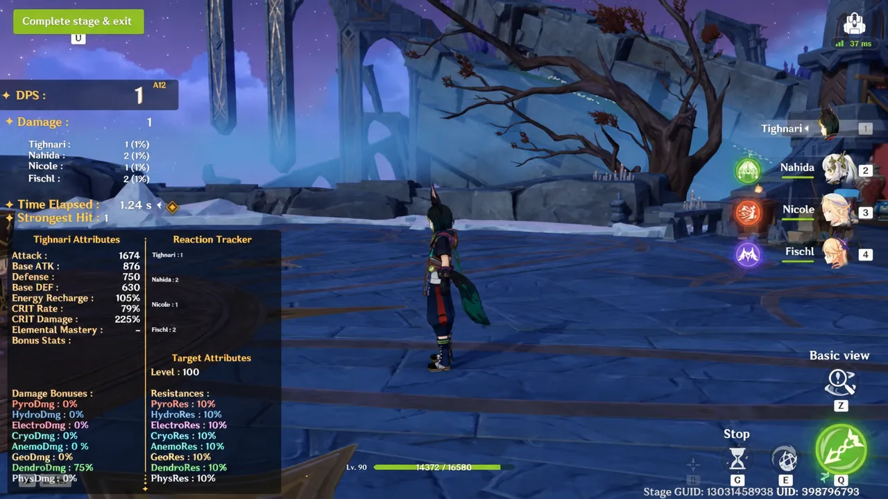 Battlefield end screen with the option to complete the stage and leave highlighted
