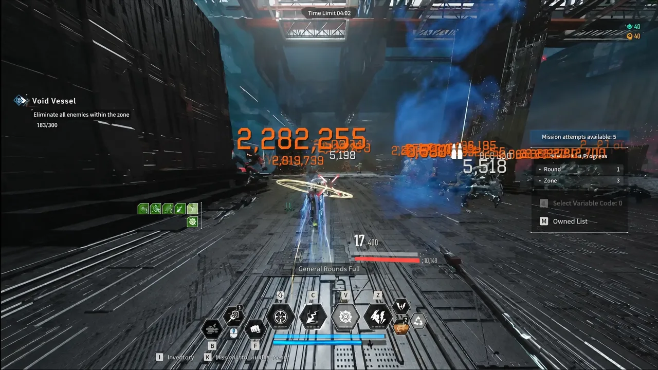 Void Vessel mission objective to eliminate all enemies in the zone during a Bunny clear