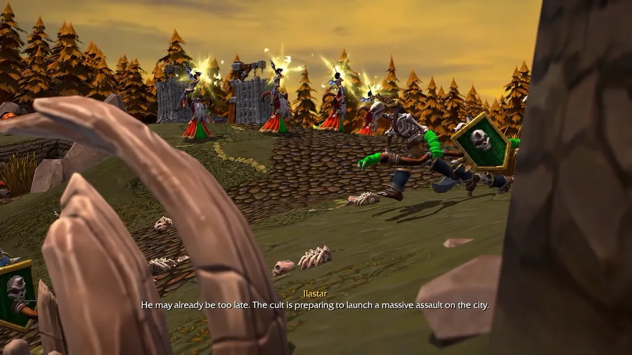 Cultists mass for an attack while Ilastar warns that the city may already be lost