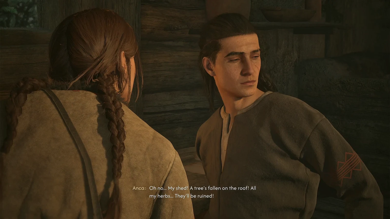 Coen speaking with Anca about his mother's worsening condition