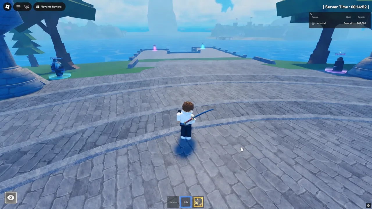 Yuta's mastery moveset in action during a Lineage Piece showcase