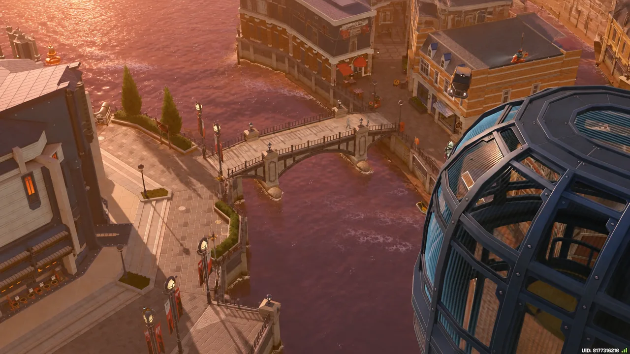 Remielle meets the group at the harbor before they head into Amber Hall