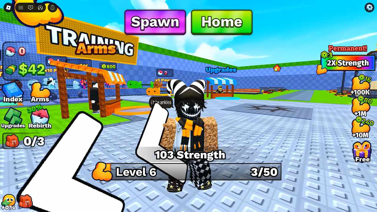 +1 Lift Rock For Treasure: Every Arm and Its Power Boost