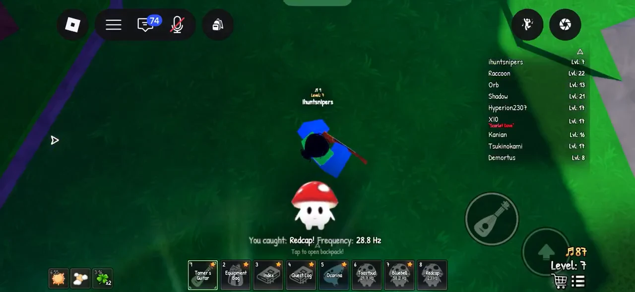 You caught Redcap confirmation displaying a 28.8 Hz frequency