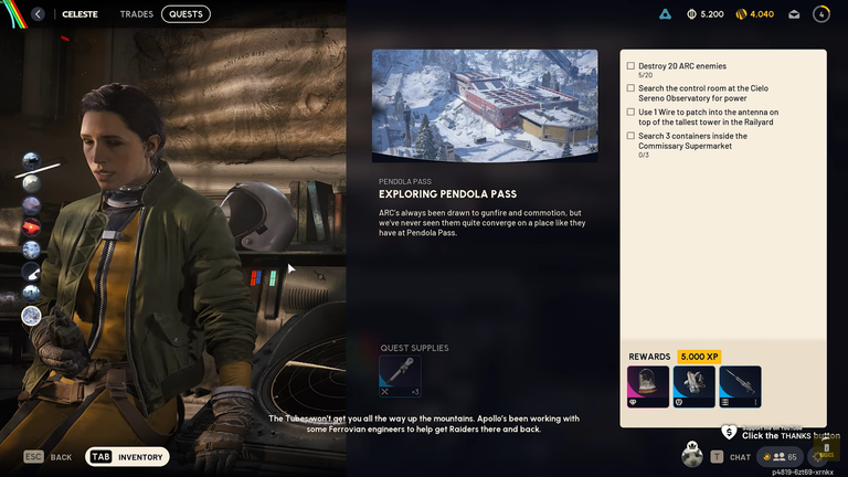 ARC Raiders: How to Complete the Exploring Pendola Pass Quest